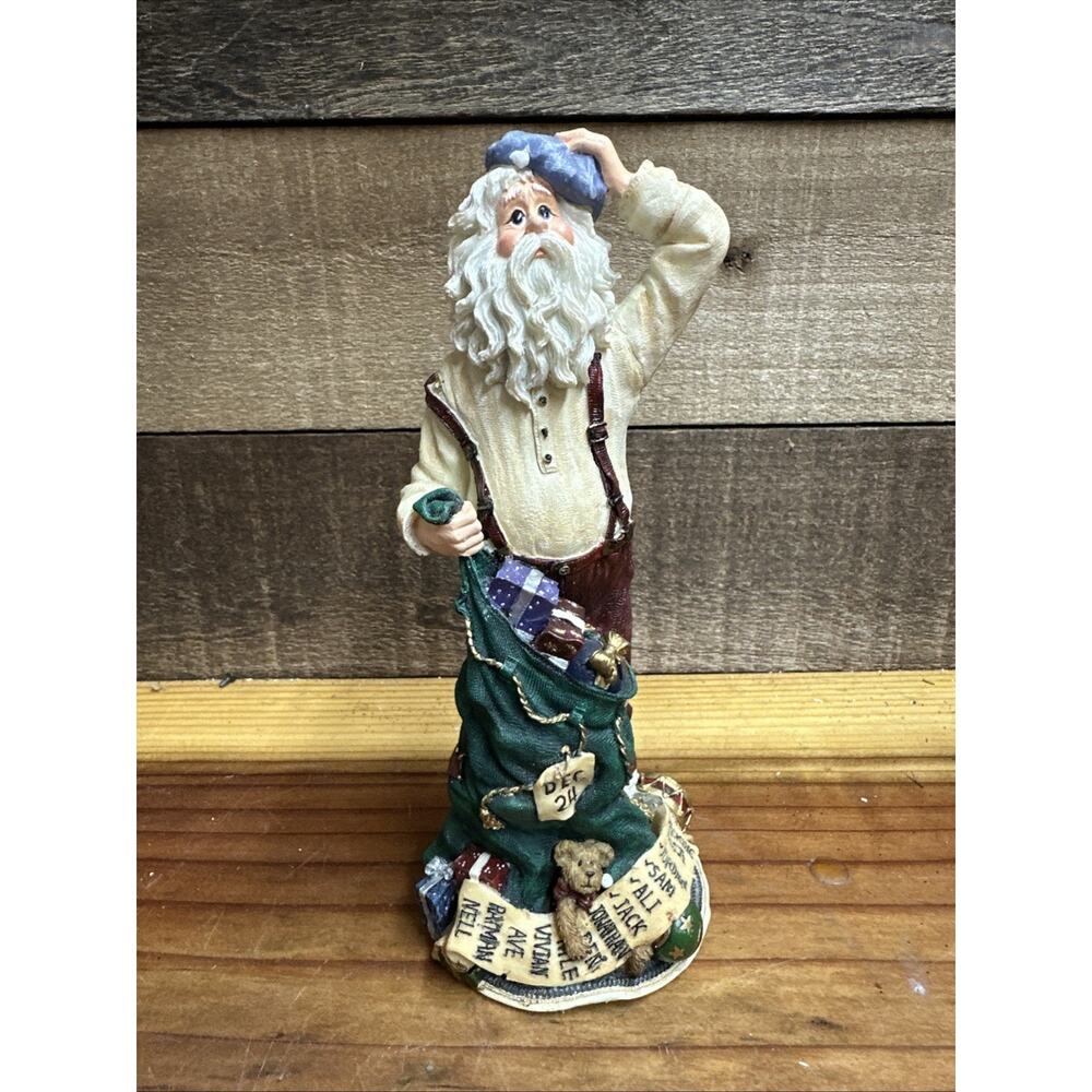 Boyds Santa 2004 Poor Ol' Stressnick Running Out of Time No 28015 In Box